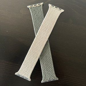 White Apple Watch Braided Solo Loop